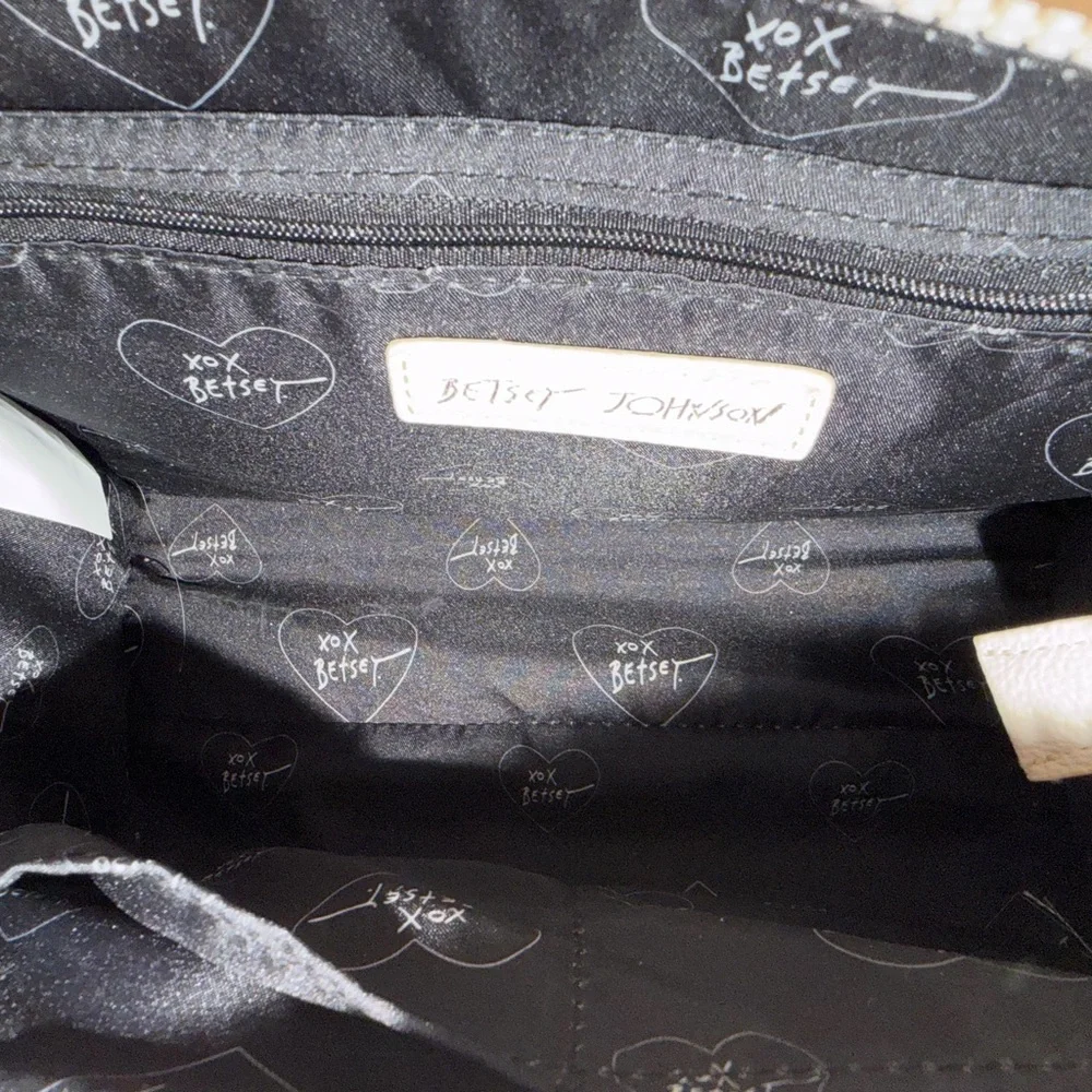 Rare Betsey Johnson Nora Embossed Paris Charm Mini Tote NWT - Picture 8 of 9